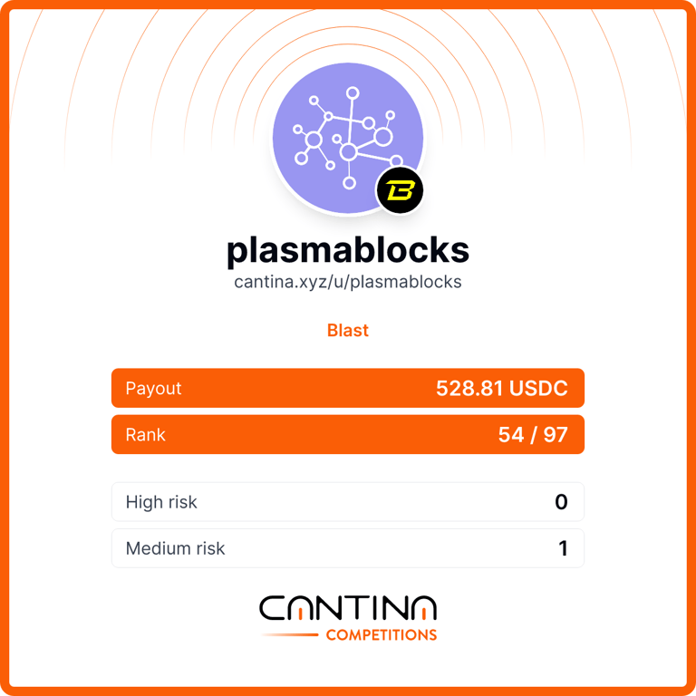 Plasmablocks Security tweet media