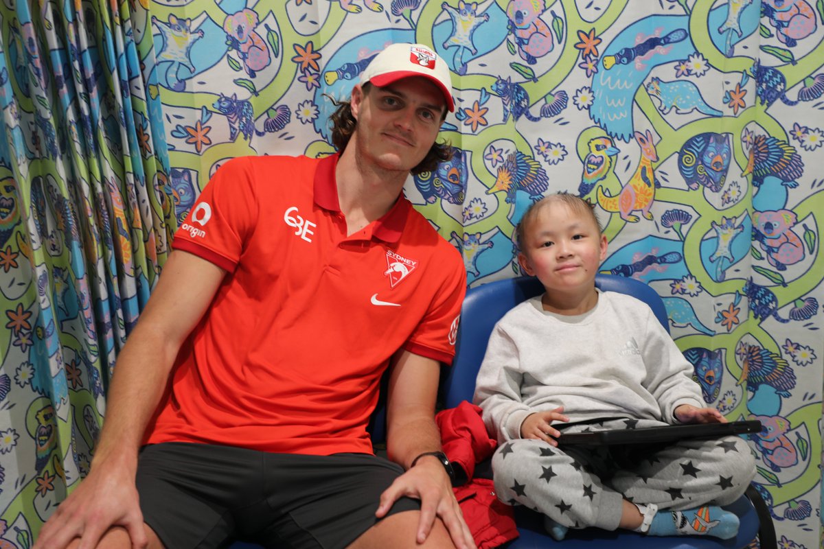 Sydney Swans (@sydneyswans) on Twitter photo A special afternoon, with some of our mens and <a href="/SydneySwansAFLW/">Sydney Swans AFLW</a> players visiting <a href="/Redkite/">Redkite</a> and <a href="/schf_kids/">Sydney Children's Hospitals Foundation</a> last week. ❤️ A special afternoon, with some of our mens and <a href="/SydneySwansAFLW/">Sydney Swans AFLW</a> players visiting <a href="/Redkite/">Redkite</a> and <a href="/schf_kids/">Sydney Children's Hospitals Foundation</a> last week. ❤️