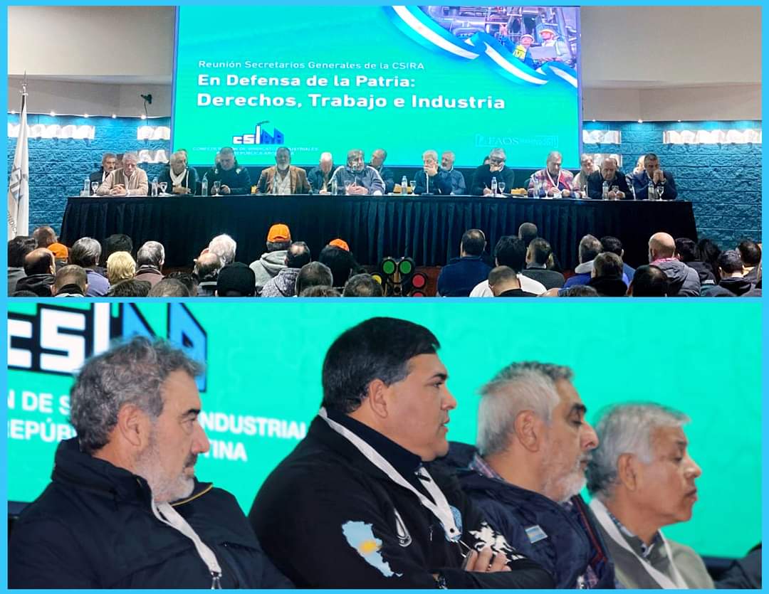 CronicaSindicaL's tweet image. #CSIRA #FAOS La Confederación de Sindicatos Industriales y el Foro de Abogados de Organizaciones Sindicales concluyeron en que &quot;Defender la Industria Nacional y los Derechos de los Trabajadores es Defender a la Patria&quot;. 
@prensasoc @festiqypra2013 
facebook.com/share/p/obWiiw…