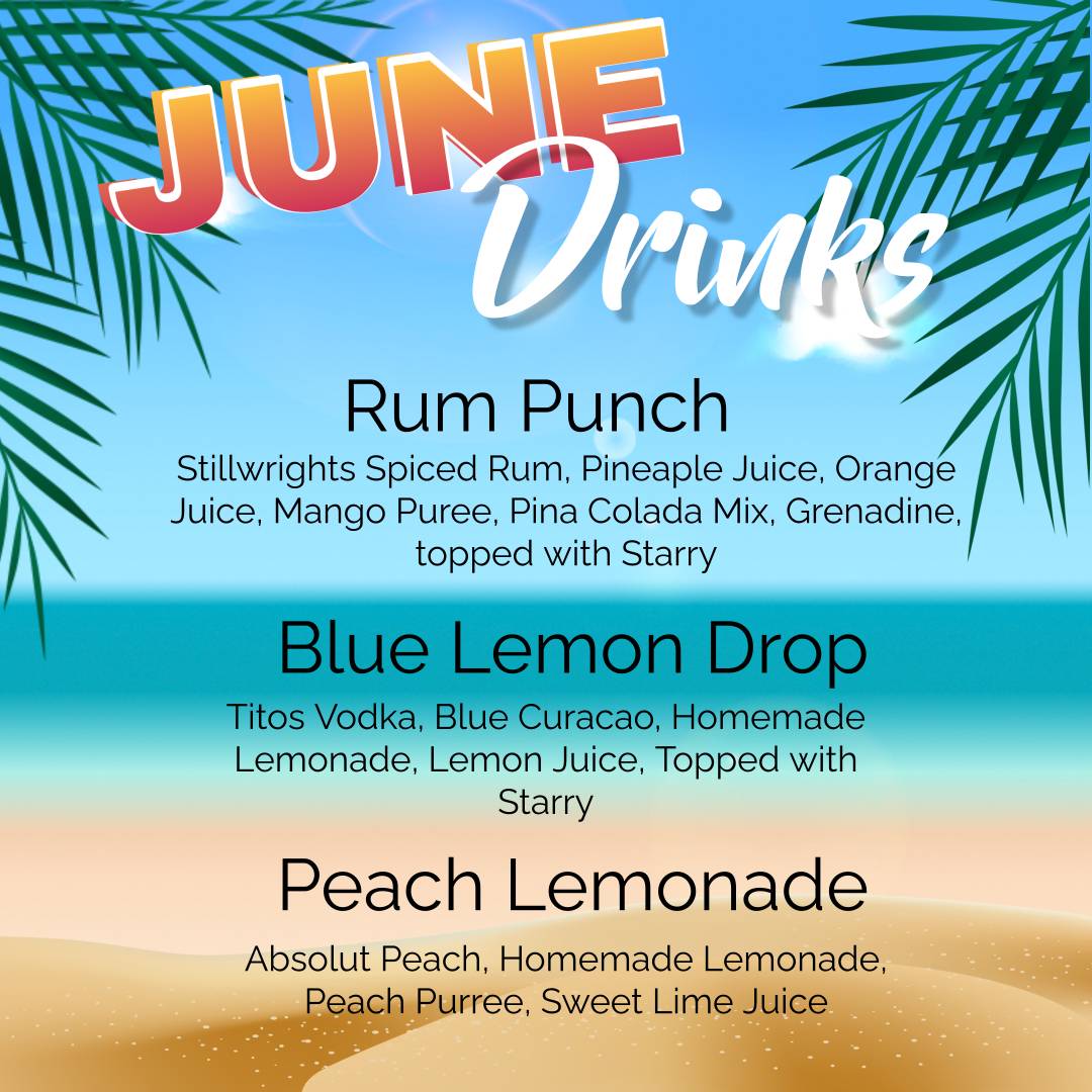 Sip into Summer with our refreshing June drinks! 🍹🌞 From zesty lemonades to tropical blends, there's a flavor for every craving. Come try them today! #JuneFlavors #SummerSips #DrinkUp