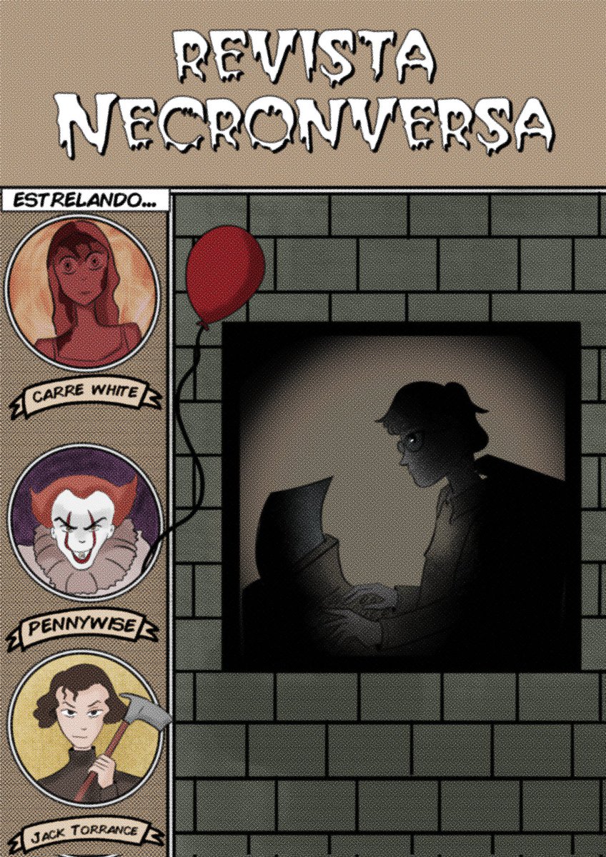 FelixEuller's tweet photo. Eu não tenho grana pra quase nada. Mas uma coisa que eu fico muito feliz em fazer é contribuir com gente boa e talentosa. Aqui são duas artes da Hana Karnon que eu encomendei para a revista do @necronversa. Bom demais, sabe? https://t.co/1iz2lTFSSj