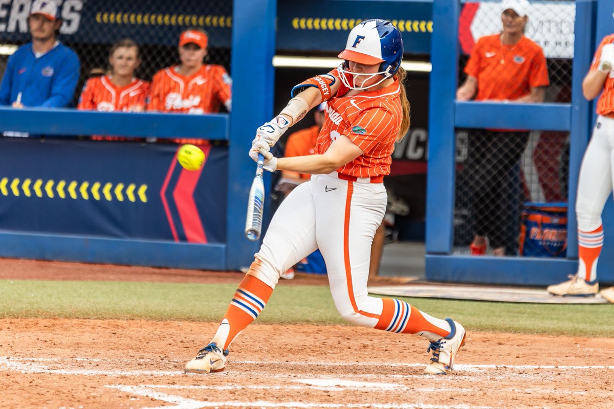 D1Softball (@d1softball) on Twitter photo While the pitching matchup was highly anticipated, the pregame wind should have been a sign that a pitcher’s duel wasn’t in the cards.
<a href="/OU_Softball/">Oklahoma Softball</a> and <a href="/GatorsSB/">Gators Softball</a> combined for six home runs, with 10 of the 11 runs scored coming thanks to the longball.
🔗 d1sb.co/4c3Q0Ox While the pitching matchup was highly anticipated, the pregame wind should have been a sign that a pitcher’s duel wasn’t in the cards.
<a href="/OU_Softball/">Oklahoma Softball</a> and <a href="/GatorsSB/">Gators Softball</a> combined for six home runs, with 10 of the 11 runs scored coming thanks to the longball.
🔗 d1sb.co/4c3Q0Ox