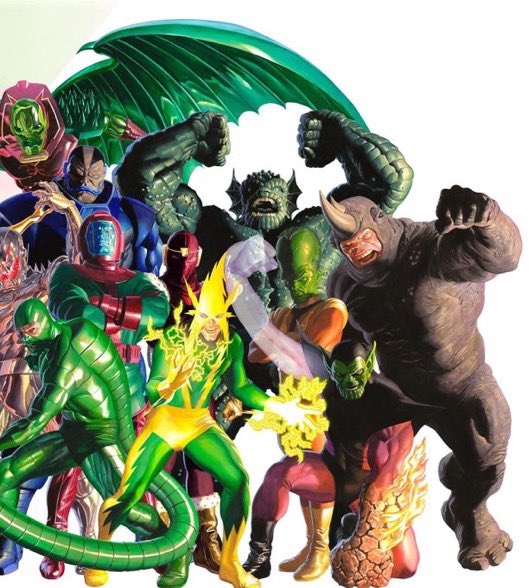 「#villains #marvel 」|Alex Rossのイラスト