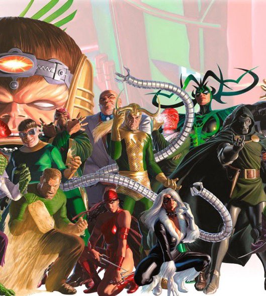 「#villains #marvel 」|Alex Rossのイラスト