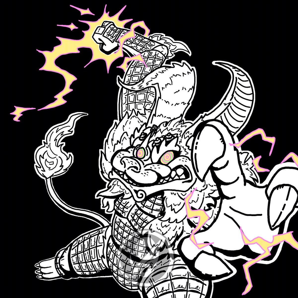 serpeninks's tweet photo. Hail to the King, baby!

#Godzillafanart #godzilla #kaijune https://t.co/yfsD3jMzn4