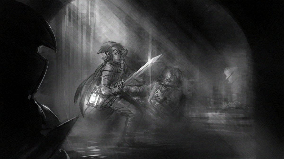 Link gets his first Sword

Iconic scene from LTTP where Link's Uncle passes on his sword to Link and he begins his quest.