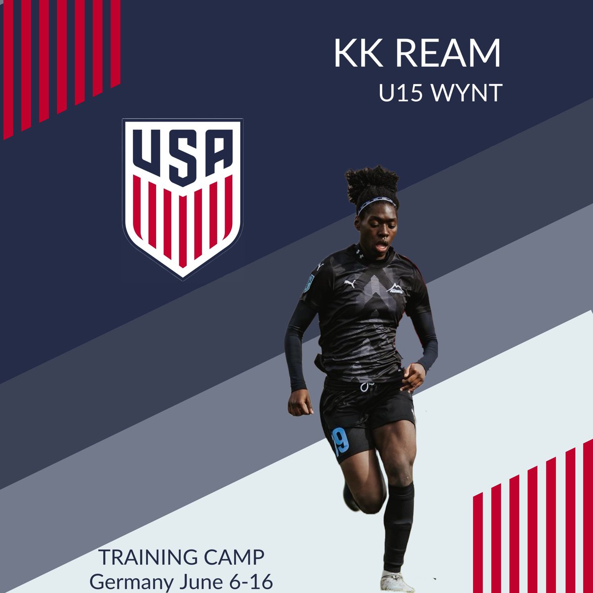 AvalancheSoccer's tweet photo. Congratulations to Utah Avalanche player KK Ream on her invite to the WYNT Training Camp in Germany June 6-16! KK plays for our Boys 09 ECNL team. We’re so proud of you, KK!!
#utahavalanche #WYNT #ussoccer https://t.co/mAWMeMGCKZ