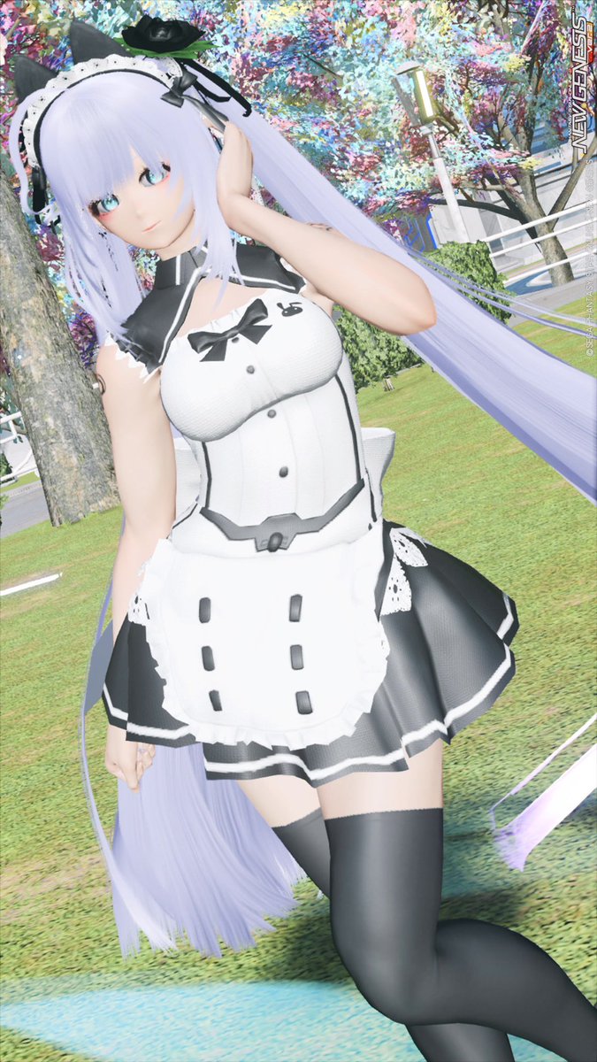 world27can2012's tweet image. #メンテの日なのでssを貼る 
 #PSO2NGS_SS
|'ヮ')QT日夏ちゃんの髪色ですがコレに落ち着きました