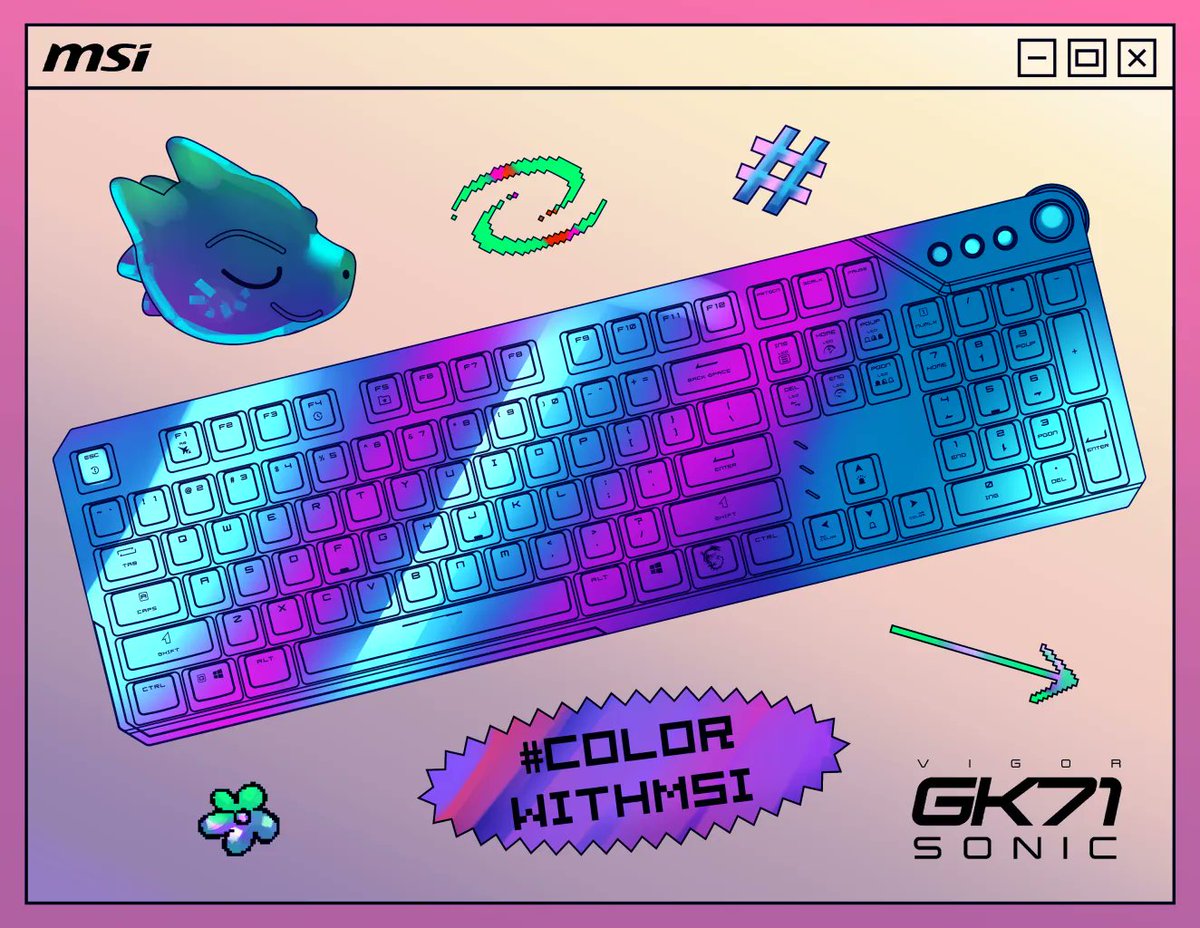 What do y'all think of my colorful masterpieces? #ColorWithMSI <a href="/msiUSA/">MSI Gaming USA</a>