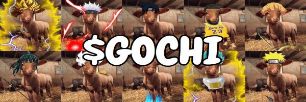 The most Memeable Goat in Solana

Twitter : x.com/gochi_onsol
Telegram : t.me/gochisol 
Website :gochionsol.online

Contract: AKys7NySgqP4p7TzR68qF8DmhugHg8pfNU4jh7D8kvCZ

#GOCHI #SOLANA #MEMECOIN #X1000000