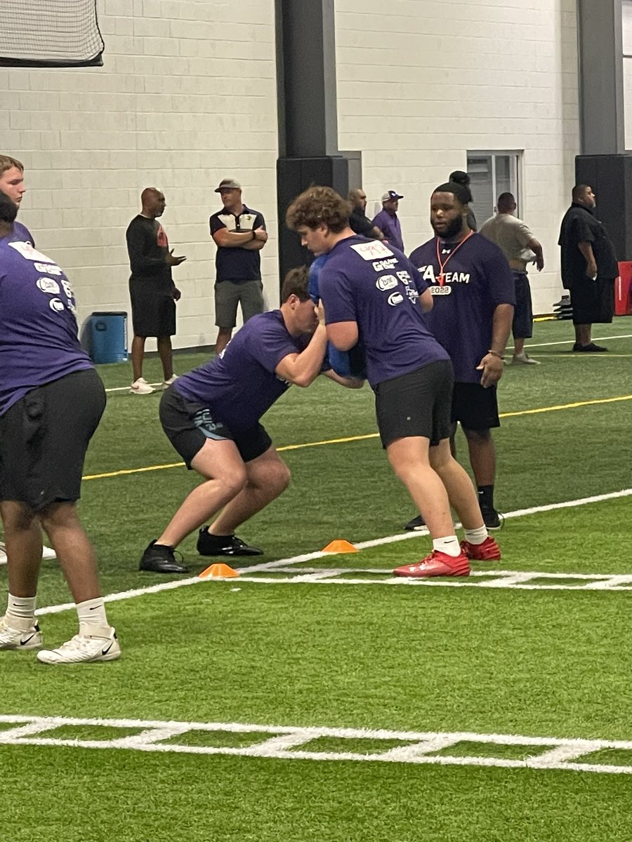 MWTrissel's tweet photo. SFA camp this evening and off to @wyo_football on Saturday. ๐ช #axemjacks #52 #aett #oline #Classof2027 https://t.co/HoDBhW2C9r