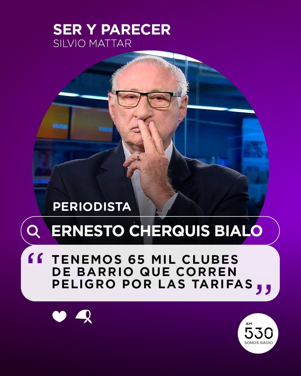 🗣️ Ernesto Cherquis Bialo, periodista, en #SeryParecer, con Silvio Mattar @SilvioMattar