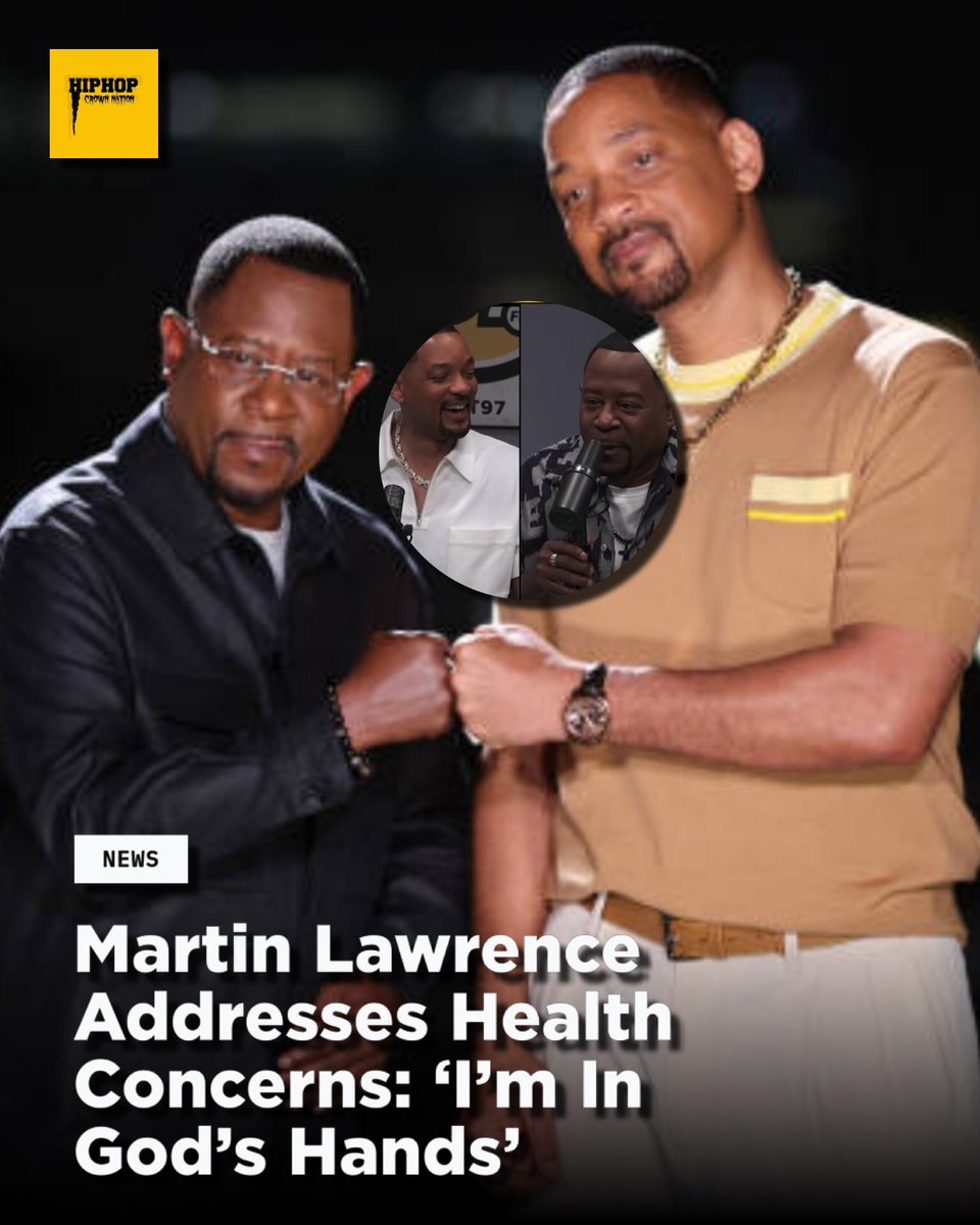 hiphopcnation's tweet image. Martin Lawrence tells fans to “stop the rumors” about his health and says he's “healthy as hell”