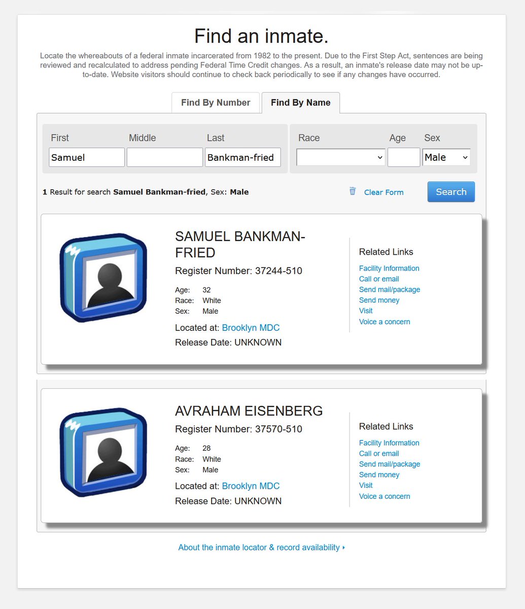 Sam Bankman-Fried and the Mango Markets exploiter are bunk buddies at Brooklyn MDC lol