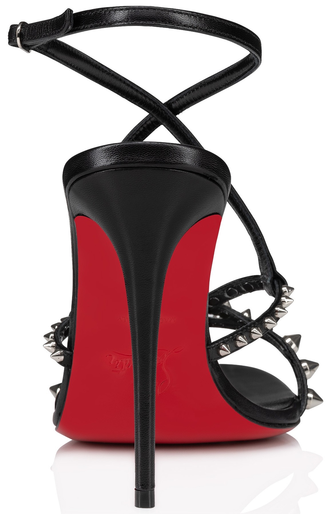 25新作 Christian Louboutin Posticha スリングバックパンプス Miss Z Suola Strass - 100 mm パンプス - パテントレザー