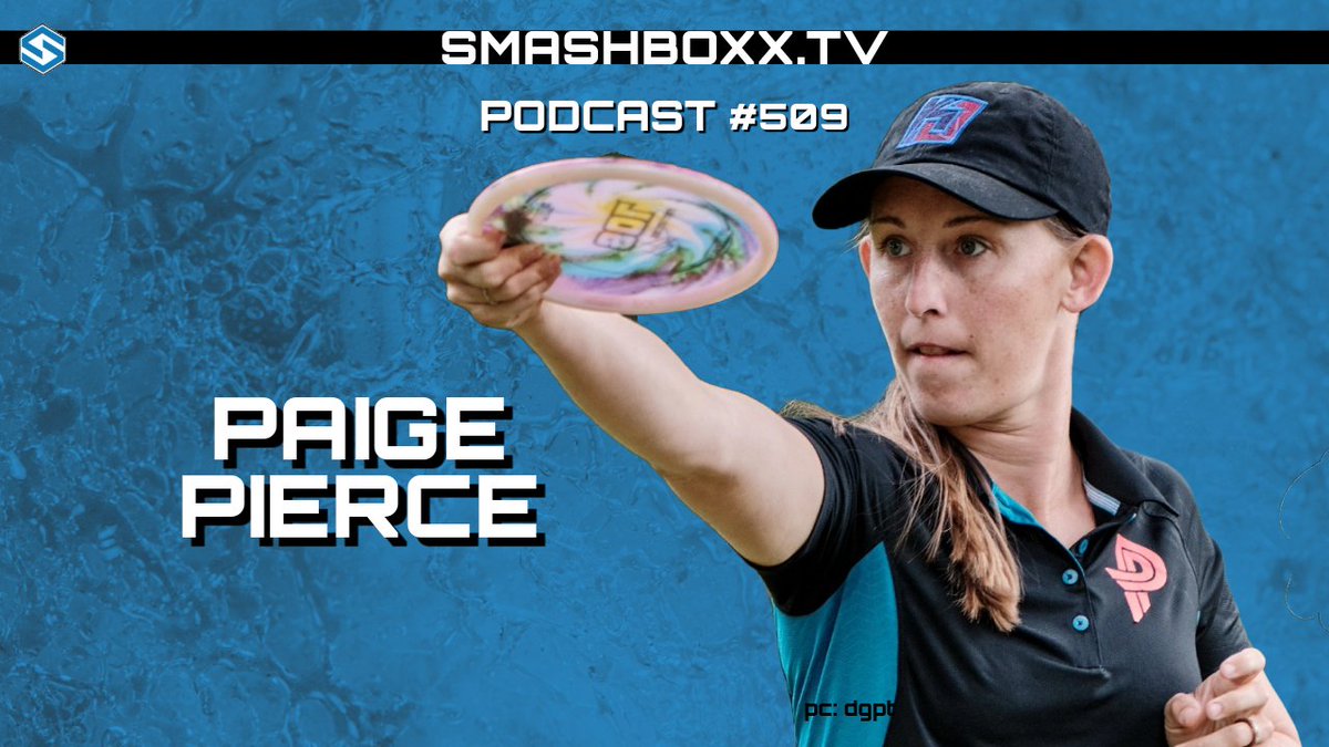 thediscgolfguy's tweet photo. On the show tonight ... 

Your most recent @DiscGolfProTour FPO winner, Paige Pierce.  

https://t.co/Ts1kSMGSdy

#DiscGolfMedia 
#StepInsideTheSmashBoxx https://t.co/Z7YVRPm0ac
