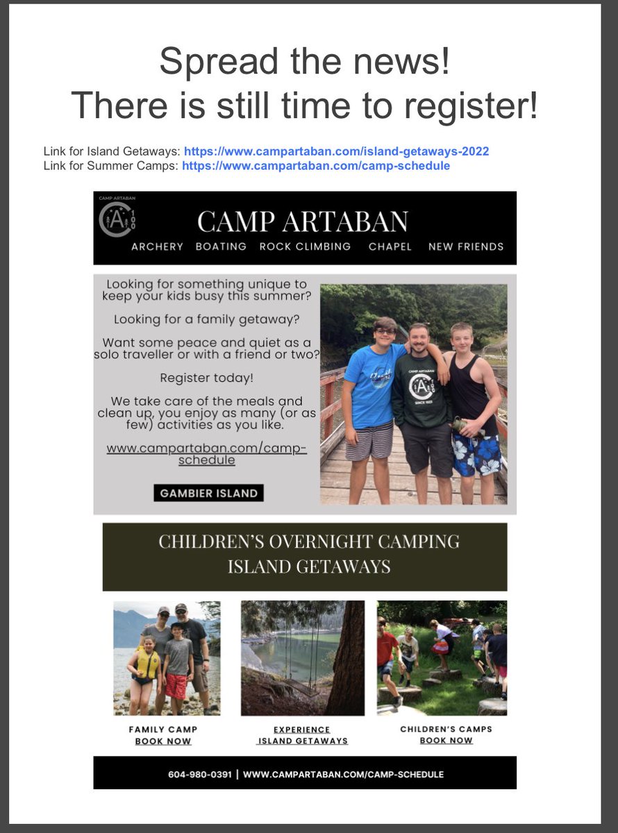 Camp Artaban is a great place to get away from it all!