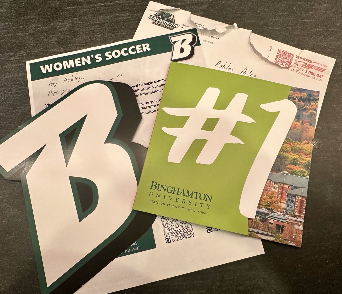Ashley DeLeo 2026 (@ashleydeleo2026) on Twitter photo Nice to receive some additional 📪 today from <a href="/BinghamtonWSOC/">Binghamton Women’s Soccer</a> - thank you Coach Bhattacharjee <a href="/NeelBhatta1/">Neel Bhattacharjee</a> & Coach Hall <a href="/cwhall75/">Chris Hall</a> & Coach Bennett!
<a href="/ImYouthSoccer/">ECNL/GA/Recruiting/College Soccer</a> <a href="/TopDrawerSoccer/">TopDrawerSoccer</a> <a href="/PrepSoccer/">Prep Soccer ⚽️</a> <a href="/TheSoccerWire/">SoccerWire</a> <a href="/GAcademyLeague/">Girls Academy</a> <a href="/STA_Soccer/">STA Soccer</a> Nice to receive some additional 📪 today from <a href="/BinghamtonWSOC/">Binghamton Women’s Soccer</a> - thank you Coach Bhattacharjee <a href="/NeelBhatta1/">Neel Bhattacharjee</a> & Coach Hall <a href="/cwhall75/">Chris Hall</a> & Coach Bennett!
<a href="/ImYouthSoccer/">ECNL/GA/Recruiting/College Soccer</a> <a href="/TopDrawerSoccer/">TopDrawerSoccer</a> <a href="/PrepSoccer/">Prep Soccer ⚽️</a> <a href="/TheSoccerWire/">SoccerWire</a> <a href="/GAcademyLeague/">Girls Academy</a> <a href="/STA_Soccer/">STA Soccer</a>