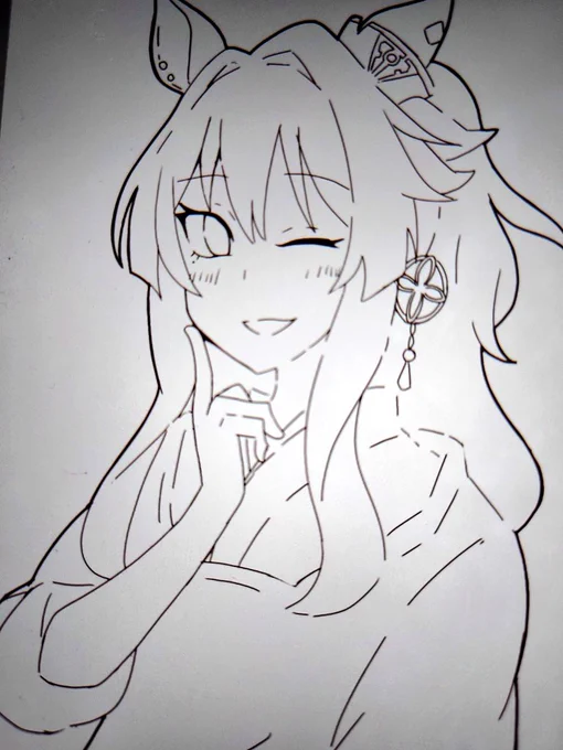 フォロワーさんが描いてた女将ヴィルシーナ…
(続きはまた明日) 
