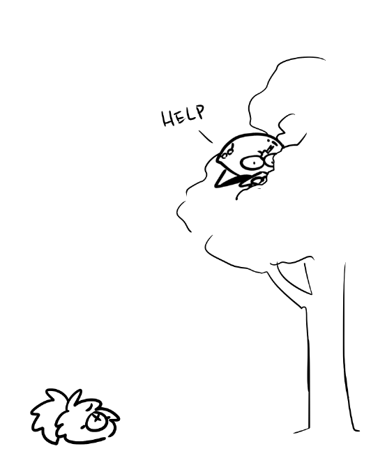 (6/6)
🍒:I told you not to eat so many eggs, now you're bloated, aren't you? 