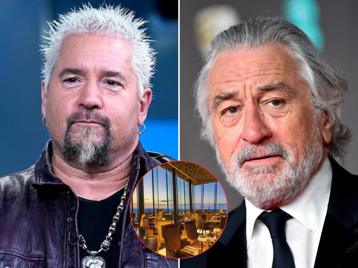 Mara 🇨🇺🇺🇸🩺🇮🇱 on X: "El famoso chef, empresario y presentador de la TV, Guy Fieri, echa a Robert De Niro de su restaurante “Guy's American Kitchen & Bar”, localizado en la ciudad