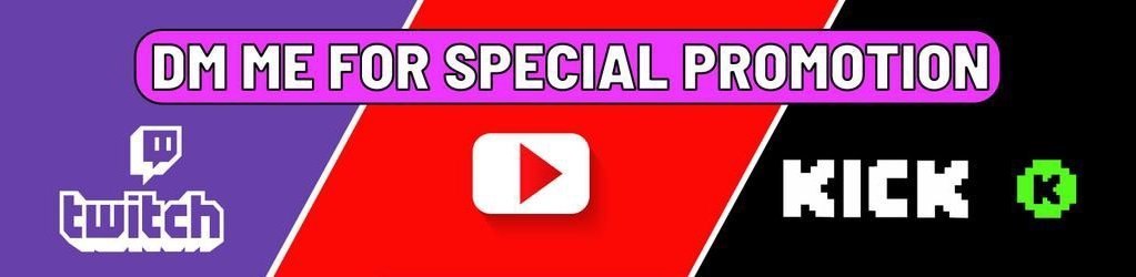 PromoRTRG's tweet photo. PROMOTION TIME 📢📢🚀🚀
1. Follow me/ Turn on bell icon
2. Like☑️
3.REPOST🔁
4. Drop all links below👇🏼
Follow @PromoRTRG
DM for @gfx_garage @GfxRabbi Streamer Chat Rooms
#yt
#Twitch
#YouTube
#Kick
#KickStreamers
#TwitchStreamers
#SupStreamers
#promo_streams https://t.co/ruHOQHHPvS
