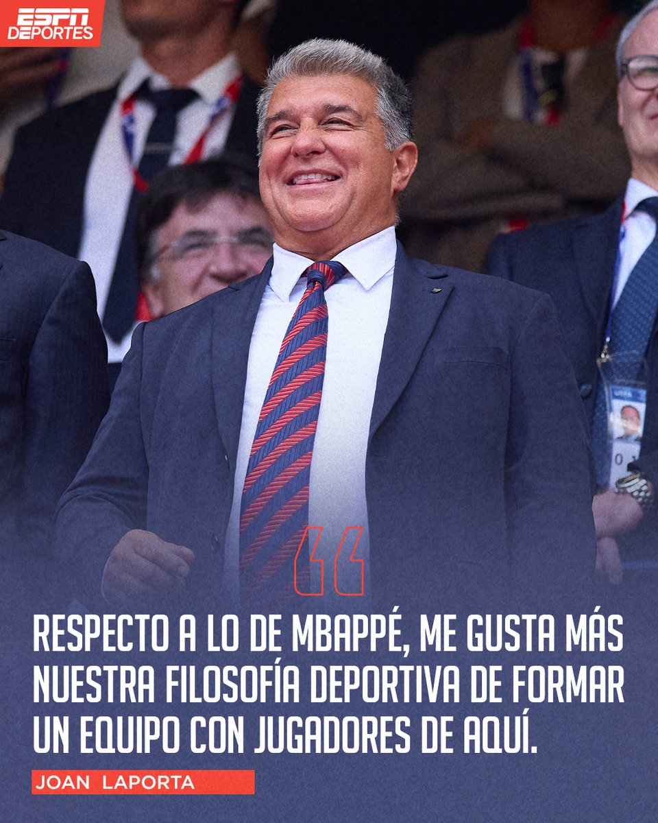 ESPNDeportes's tweet photo. Joan Laporta prefiere "formar jugadores", pero en las últimas 5 temporadas han gastado casi 40 millones de euros más en fichajes que el Real Madrid. 👀 https://t.co/qxKSYZQ0UQ