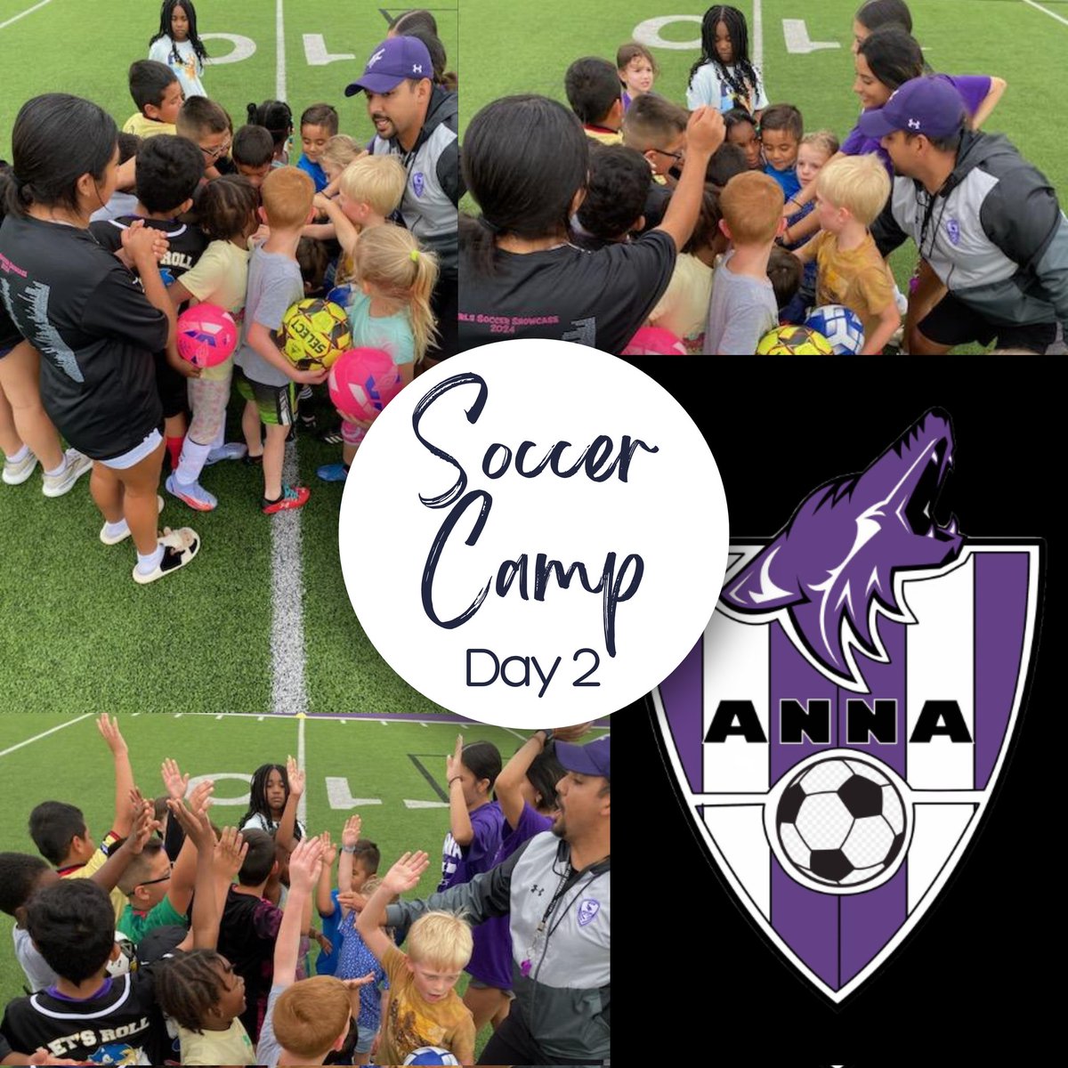 Another wonderful day at soccer camp &amp; it was a blast! Looking forward to finishing off camp with another day packed full of fun &amp; learning for our final day tomorrow! Keep up the great work, future Coyotes!