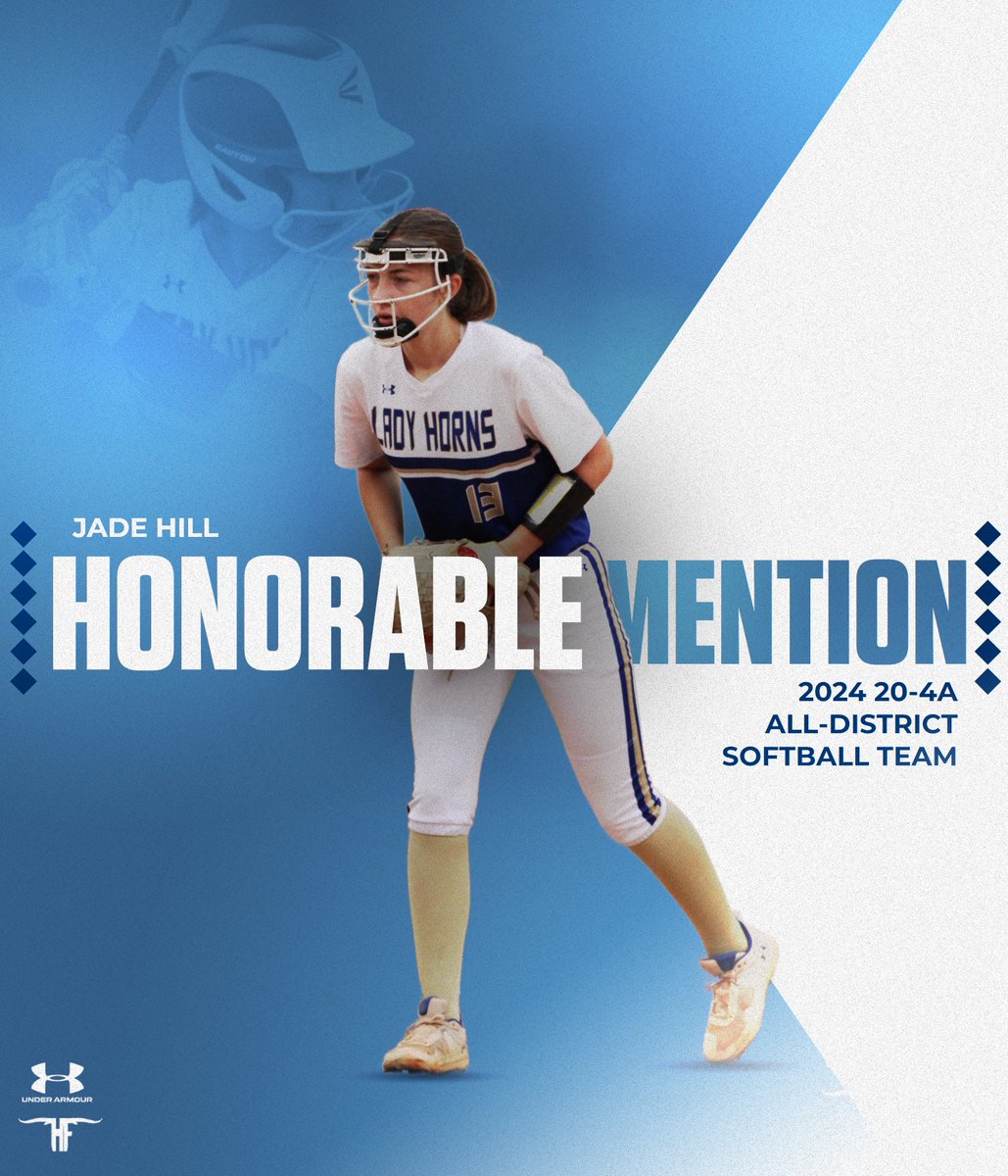 HFISD_Longhorns's tweet photo. SECOND TEAM ALL-DISTRICT 
Emileigh Droddy 

HONORABLE MENTION 
Jade Hill 
Tessa Jacks 
Madison Bundick 
#WeAreHFISD #HornsUp #409Sports #txhssoftball
@EmileighD2026 @madisonbundick @tessajacks1 https://t.co/iNOdyVUMyW