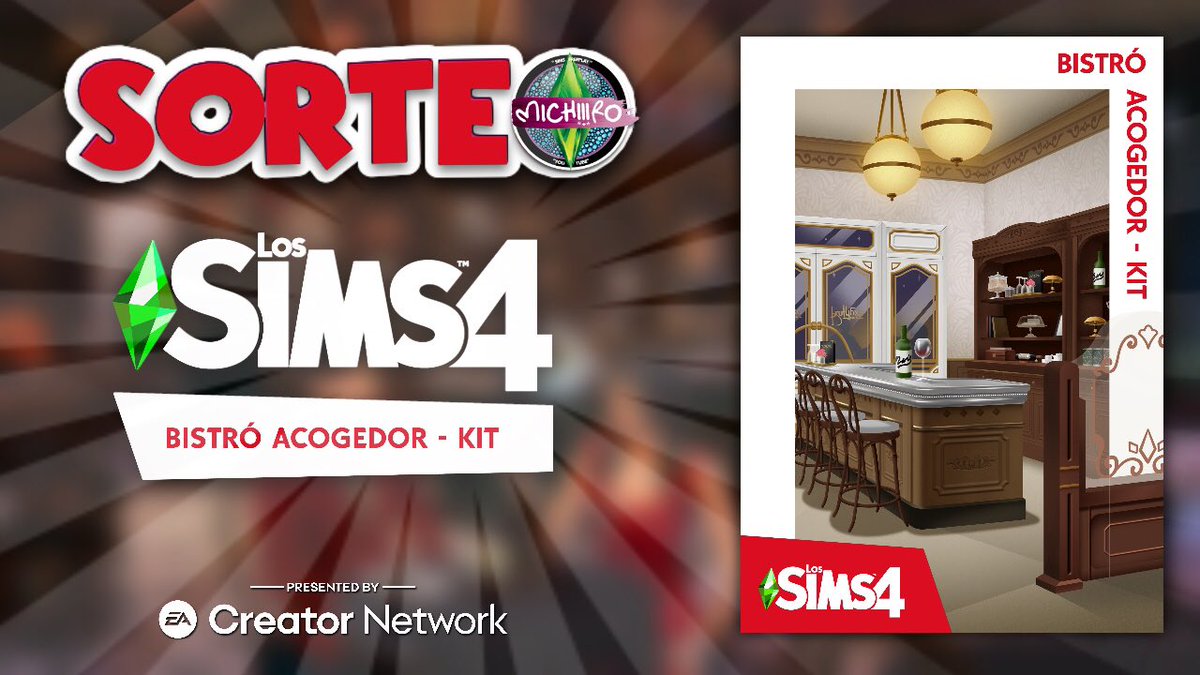 Michiiiro_'s tweet photo. 🚨SORTEO Express - GIVEAWAY 🌸 Hasta el 7 jun 2024
Premio: Un código (PC) Bistro Acogedor - kit #EACreatorNetwork 

1️⃣ Seguirme en "X" ❤️
2️⃣ Retweet
3️⃣ Seguirme en instagram como @michiiiro (Deja Captura en comentarios en "X" Twitter)

Buena Suerte a todxs! #Thesims #EAPartner https://t.co/tJq1udBErM