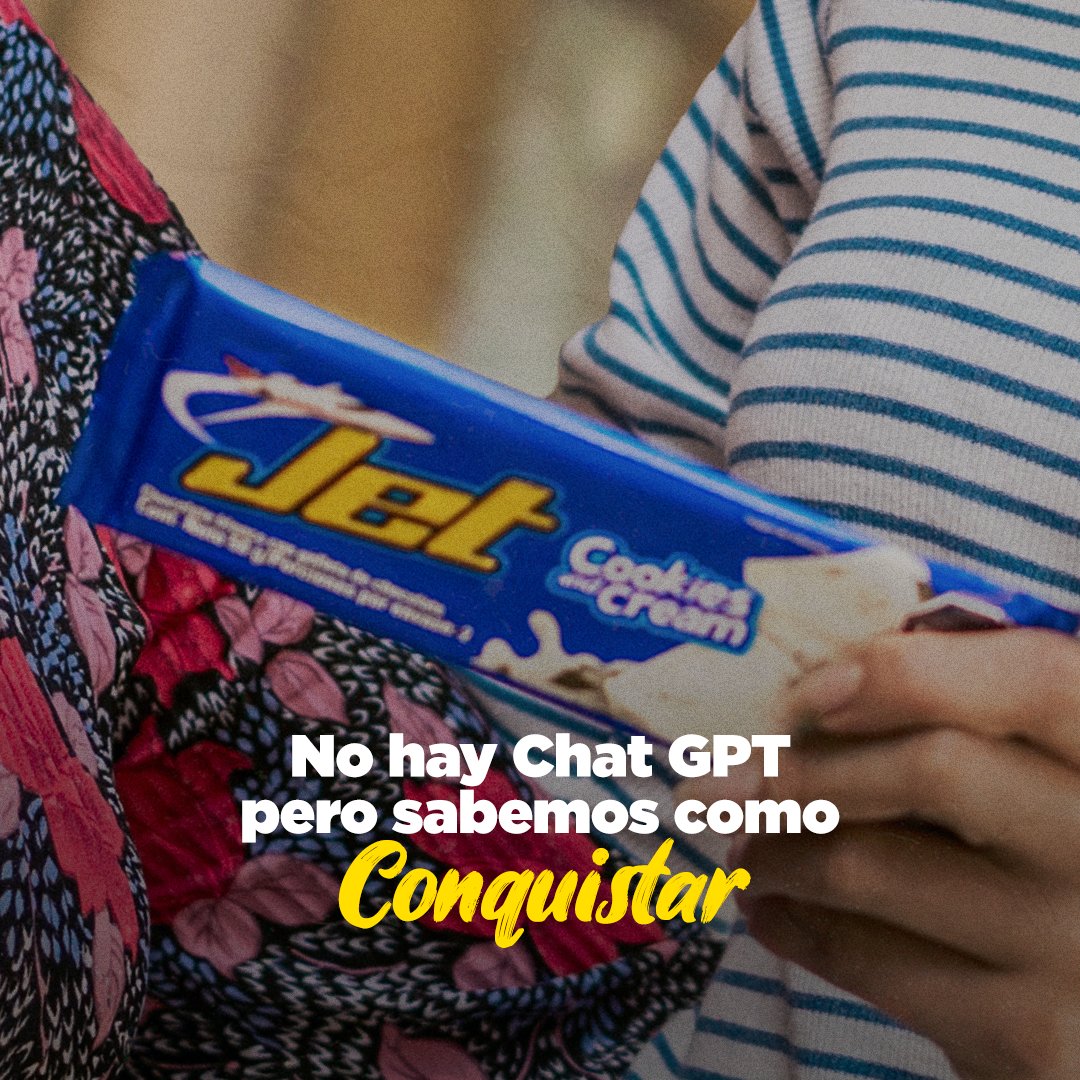 chocolatesjet's tweet photo. Que se caiga el mundo, pero que lo que nos mueve el corazón se mantenga intacto. 🤩💙🍫

#JetNosMueveElCorazón #ChocolatesJet #ChatGPT #BreakDown #Colombia https://t.co/lSsfXOvgvW