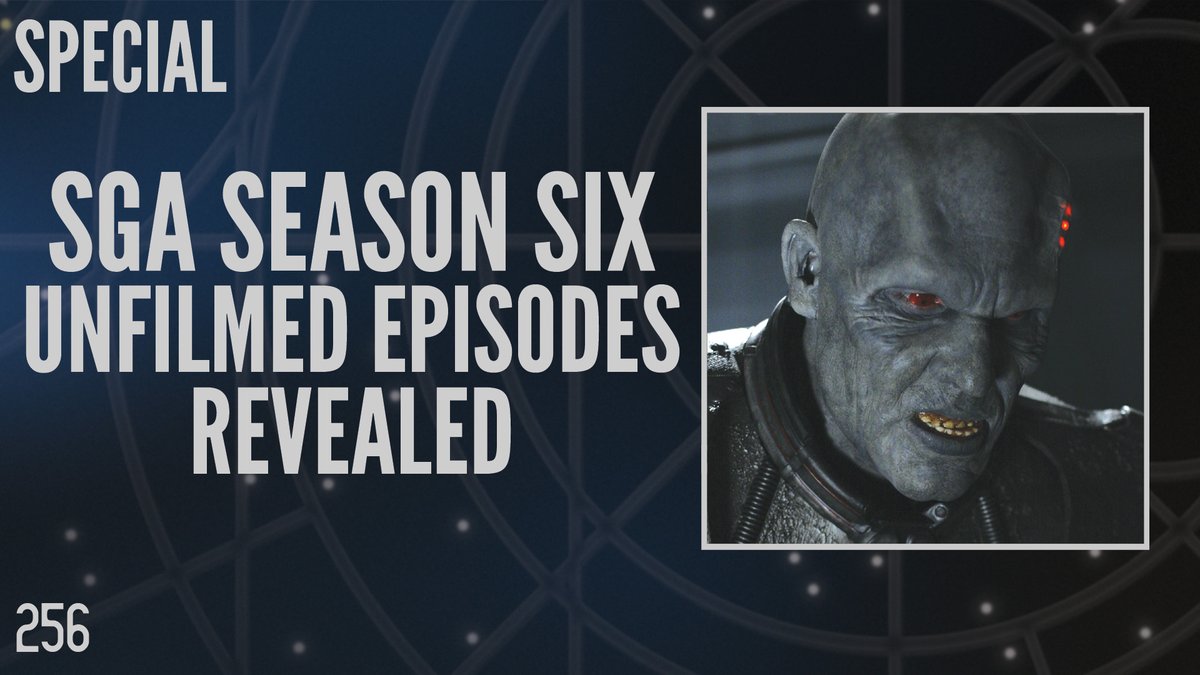 You read that right. We now have information on the episodes of Stargate Atlantis Season Six which were (very) loosely outlined but never filmed. Join us LIVE Wednesday June 5 @ 6 AM PT / 9 AM ET as we cover them all!

youtube.com/live/coqaDbXxw…