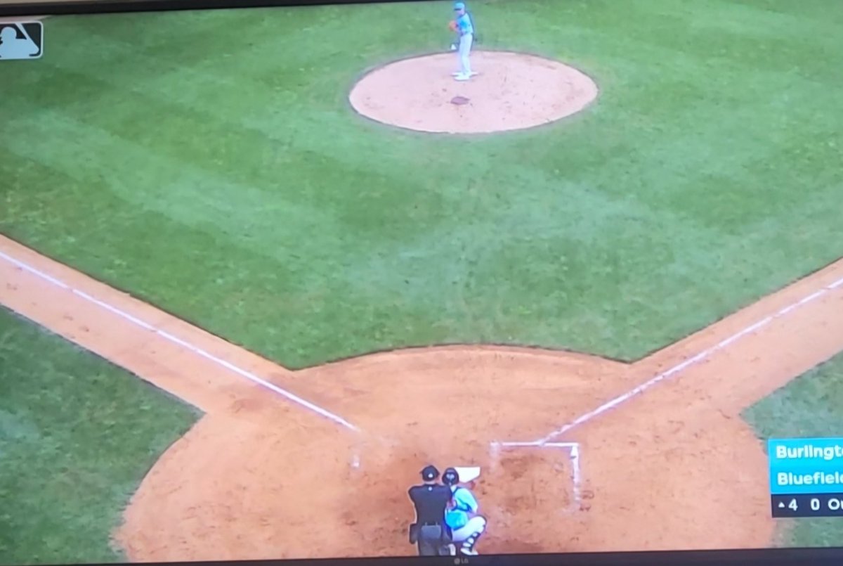 OlyNoslo's tweet photo. Great first appearance @Jobe_Olson. You did fantastic. Thanks @Dsil22 for the help. 3 innings in relief, 1 hit, 3k’s, 1 ER. Making little Laton, CA proud. Our boy on opening day on TV. Have a great season @GoSockPuppets https://t.co/CWxChusu7h