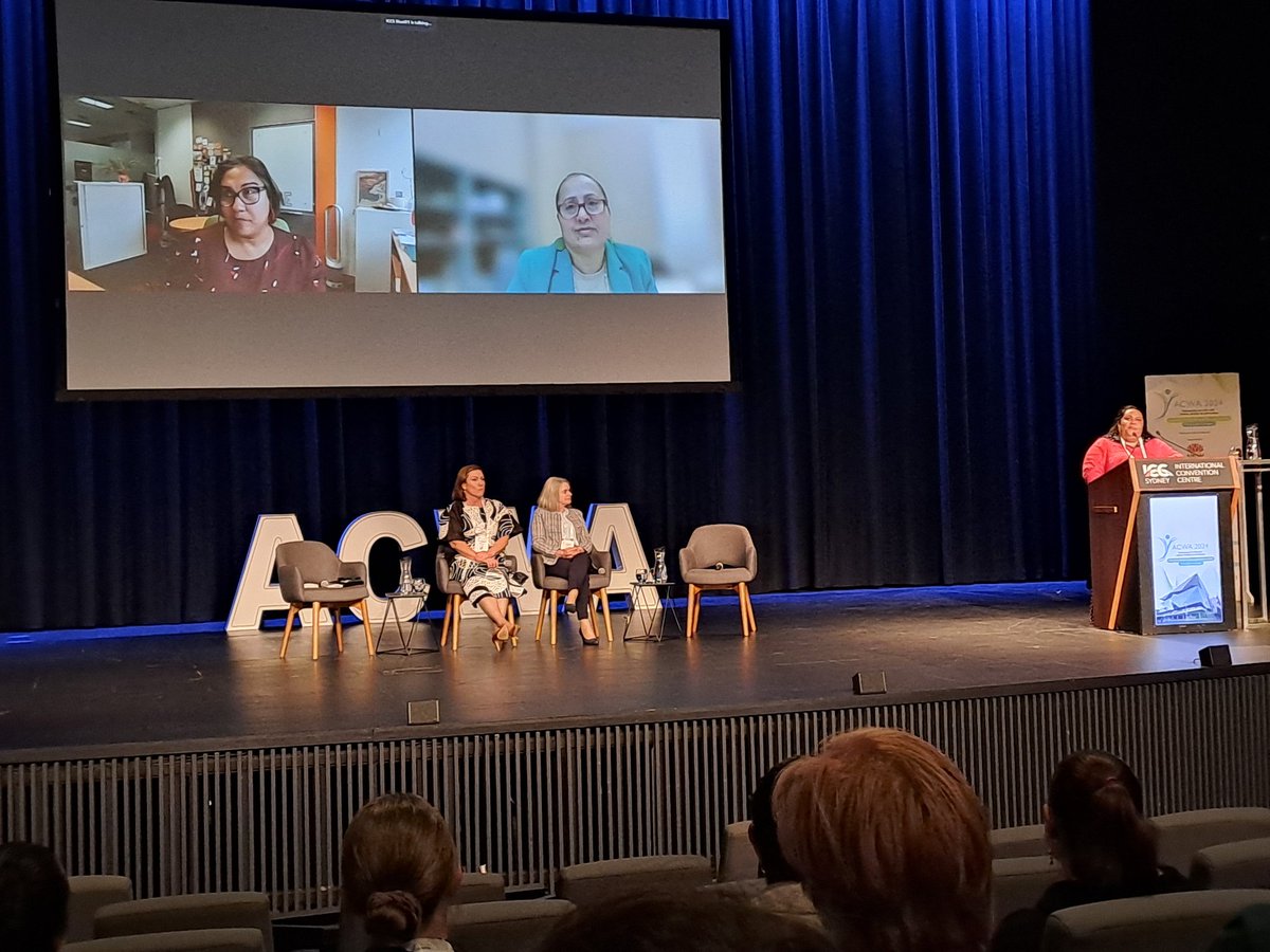 Hearing from the Aboriginal &amp; Torres Strait Islander Commissioners' Panel at the #ACWA2024 conference on #culturalsafety for #children &amp; #youngpeople

<a href="/ACWA_CCWT/">ACWA CCWT</a> <a href="/SCU_Australia/">Southern Cross University</a>