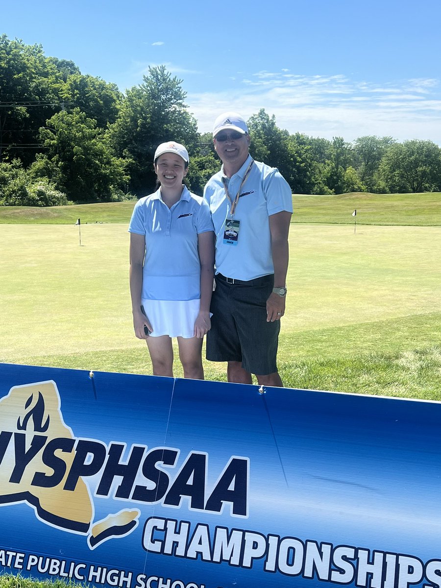 gymlim's tweet photo. @WheatleySchool Audrey Chen Day 1 +9 after 9 then settles in to shoot +1 on the back for a  82 T28. Day 2 shoots a +4 76 and finished T16 earning #nysphsaa All State Honors for a second straight year. Section 8 finished 3rd overall. @EastWillistonSD @WheatleySports @LIGolfNews https://t.co/VDifHY6omP