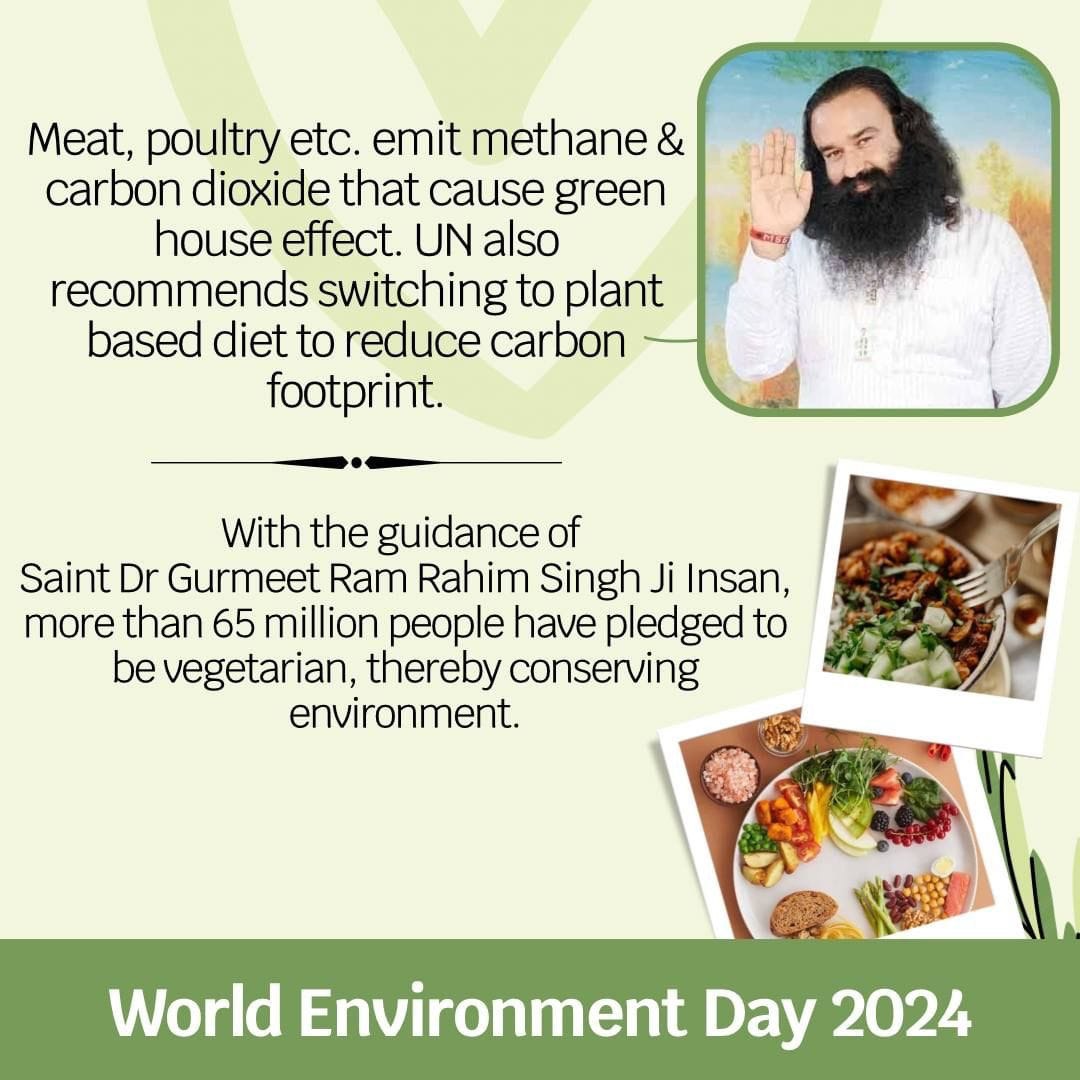 Pritpal77777's tweet photo. To save the environment and to protect the Earth Mother under the direction of Saint MSG is continuously working to restore the environment with initiatives like Bye Bye Ethane, cleanliness drives, massive tree plantation drive etc. #WorldEnvironmentDay  #WorldEnvironmentDay2024 https://t.co/2L2Av9aAoC