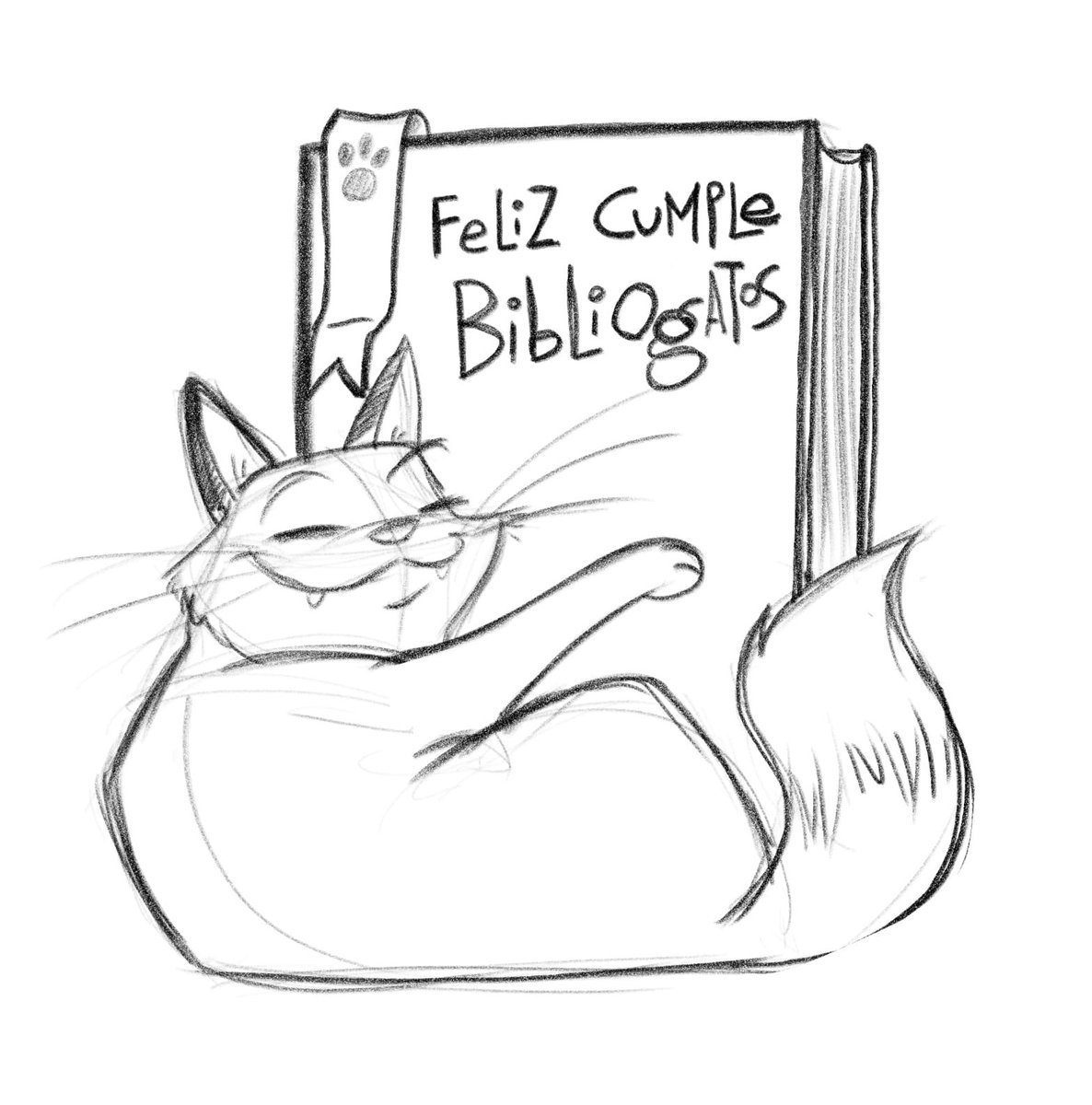 Estamos MUY felices de festejar 6️⃣ años de Bibliogatos ✨ gracias por seguir en esta aventura gatuna juntos. Se vienen muchos más años leyendo, conversando y miau 🐱
Ilustración de Gonzalo Rizzo