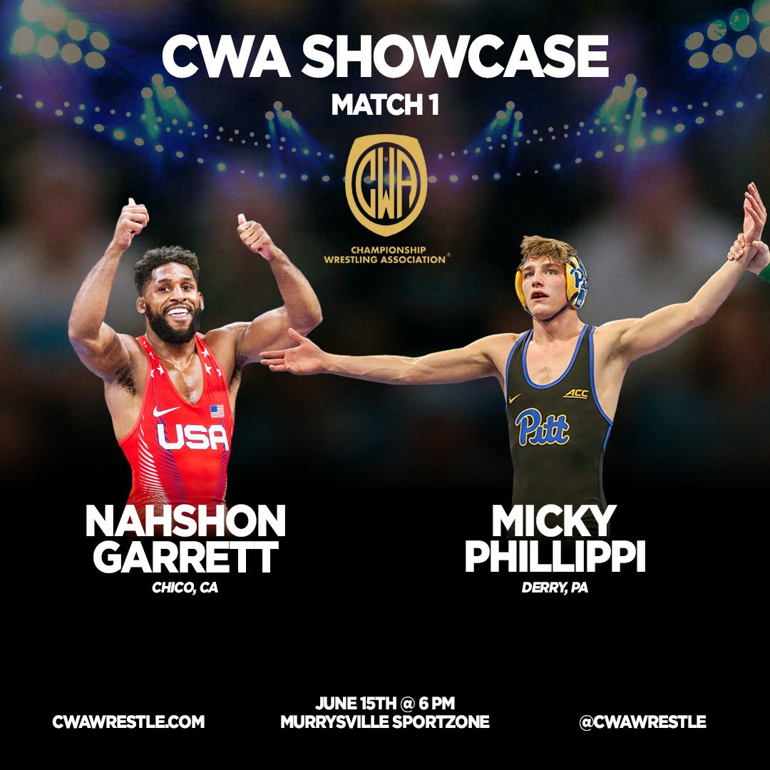 The Champ vs. The Hometown Kid

The Championship Wrestling Association is 11 days away from the CWA Showcase. 

🎟️: cwawrestle.ticketspice.com/cwa-showcase

#FolkstyleGonePro