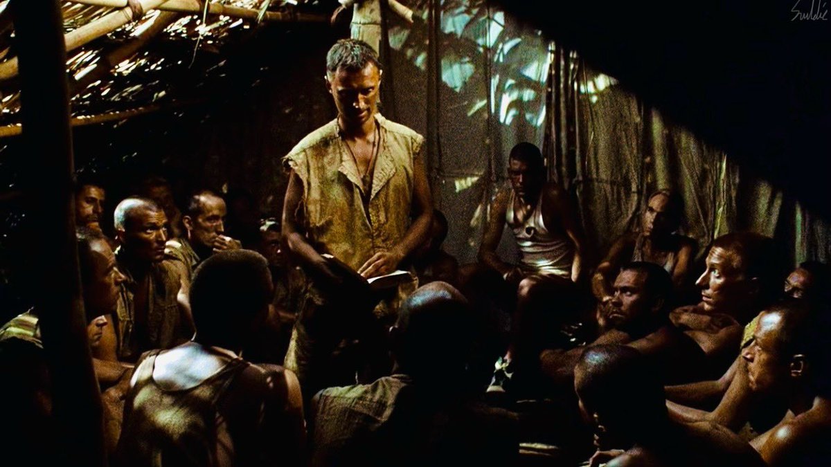 Sruldie's tweet photo. Still shots from the film:
To End All Wars (2001) 🎥🍿🪖
Dir. David L. Cunningham 🎬
Featured are Ciarán McMenamin, Robert Carlyle and Pip Torrens 🤩
#ToEndAllWars #CiaránMcMenamin #RobertCarlyle #PipTorrens #DavidLCunningham https://t.co/ycEktyTo4U