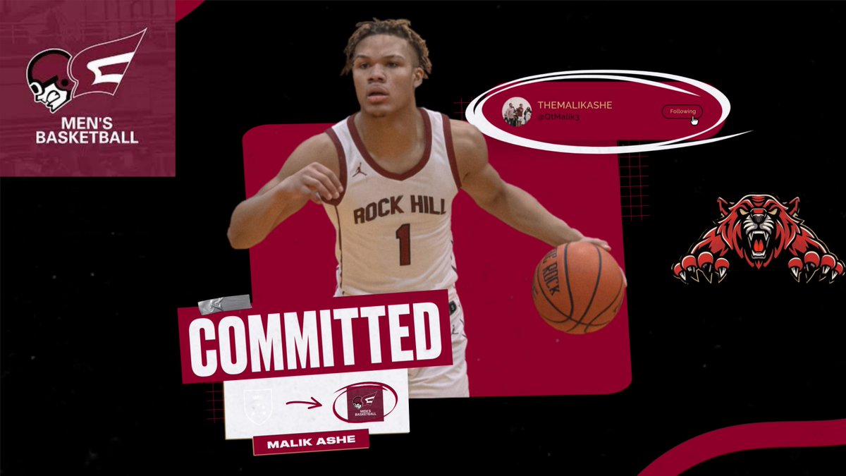 Rock Hill Basketball (@rockhillbball) on Twitter photo Congrats to <a href="/QtMalik3/">THEMALIKASHE</a> on his commitment to Erskine College. All Region at the Rock and now continue his career as a Flying Fleet! Very proud of this kid!! Congrats to <a href="/QtMalik3/">THEMALIKASHE</a> on his commitment to Erskine College. All Region at the Rock and now continue his career as a Flying Fleet! Very proud of this kid!!
