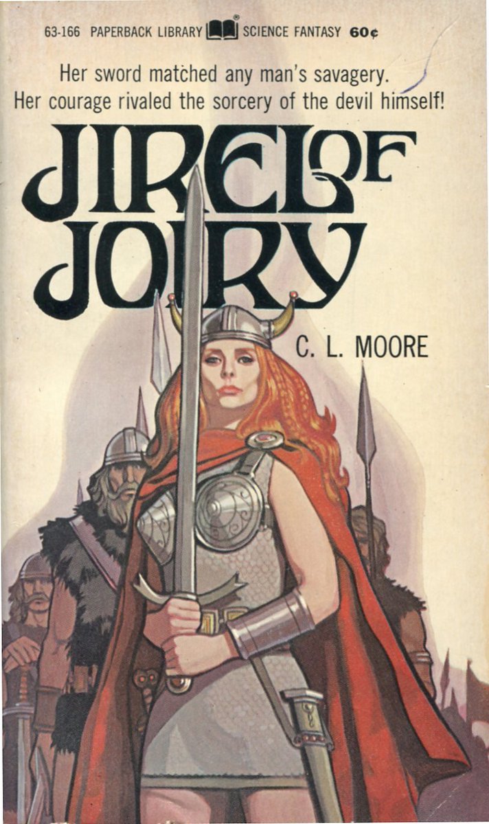 Today we honor the first lady of fantasy herself, C.L. Moore, born on this day 114 years ago.
Along with Howard and Lovecraft, Moore was one of the stable authors of WEIRD TALES, famed for JIREL OF JOIRY and Northwest Smith, icons of sword-and-sorcery and scifi to this day.