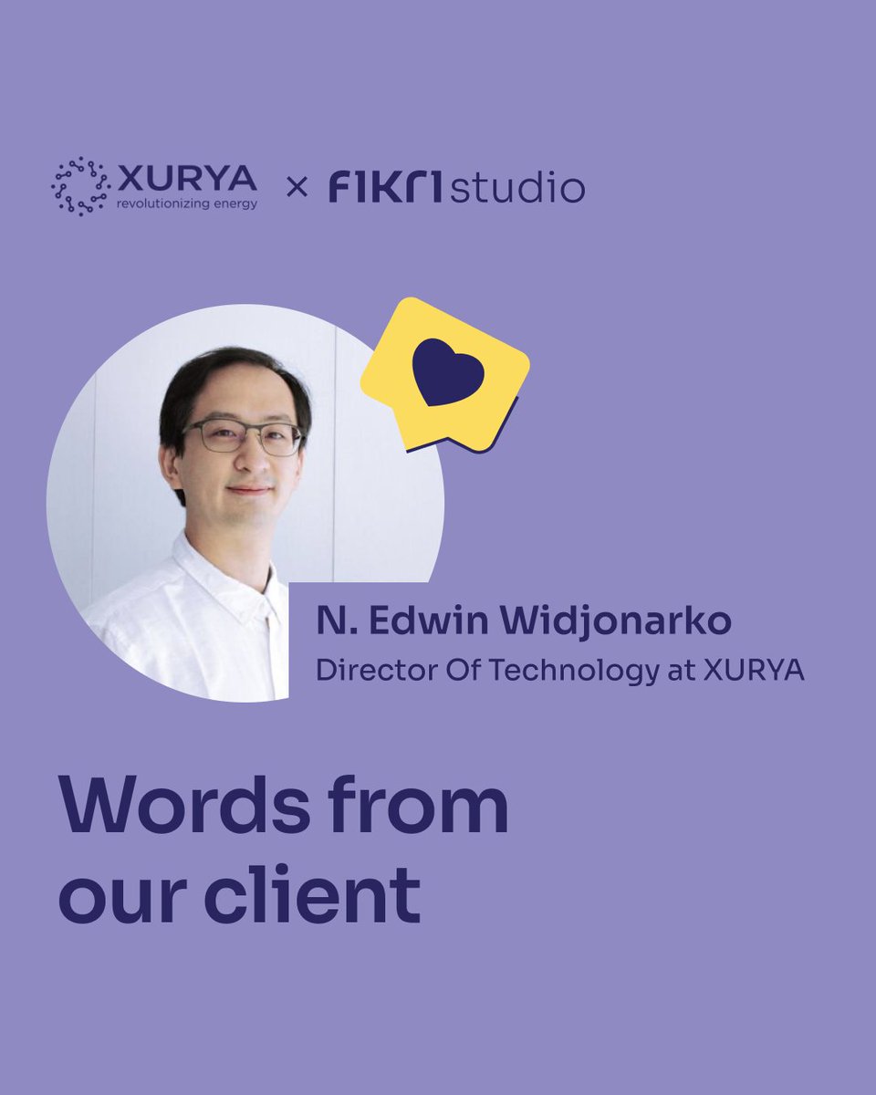 bagus_fikri's tweet image. By working as one team with our clients, we create products they love. Here’s N. Edwin Widjonarko sharing how we did just that👇

#ClientTestimonial #ClientRecommendations #CustomerSatisfaction #WhatClientsSay #ClientSpotlight