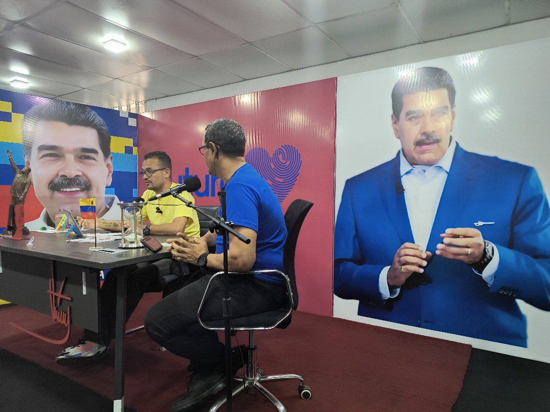 sintrapet's tweet photo. Construimos desde el Programa Nicolás En Victoria # 35 la Victoria del Presidente Nicolás Maduro este 28J 

@NicolasMaduro 
@HectoRodriguez 
@JulioGarciaZ 
@Mariarosa_vzla 
@FuturoMonagas 
@movfuturoven https://t.co/tDSl22h8Vt
