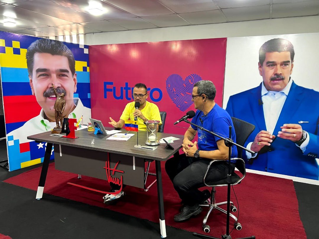 sintrapet's tweet photo. Construimos desde el Programa Nicolás En Victoria # 35 la Victoria del Presidente Nicolás Maduro este 28J 

@NicolasMaduro 
@HectoRodriguez 
@JulioGarciaZ 
@Mariarosa_vzla 
@FuturoMonagas 
@movfuturoven https://t.co/tDSl22h8Vt