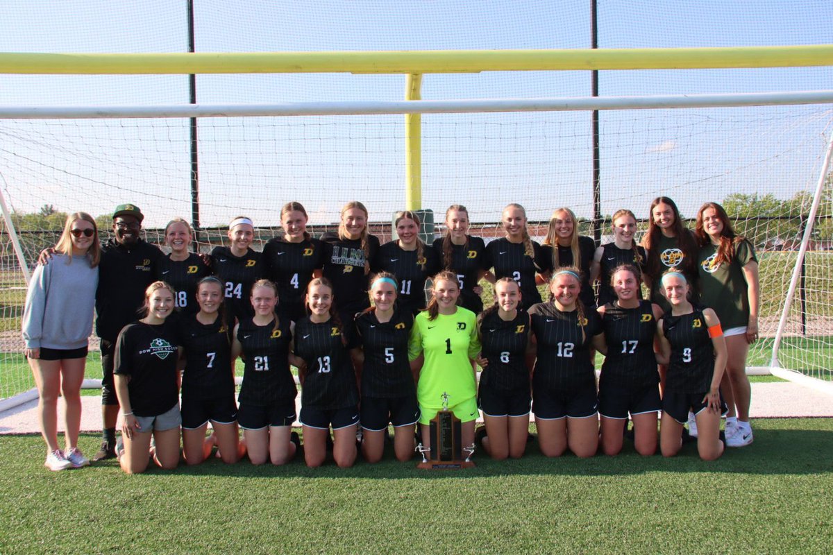 Thank you Dow High Girls Soccer 2024! Ended our season tonight in a 1-2 game against Grand Haven. League &amp; District Champions in the same season, nothing to hang your head on, this group will go down as one of the better Dow High soccer teams! Thanks for everything ladies!!! ⚡️⚽️