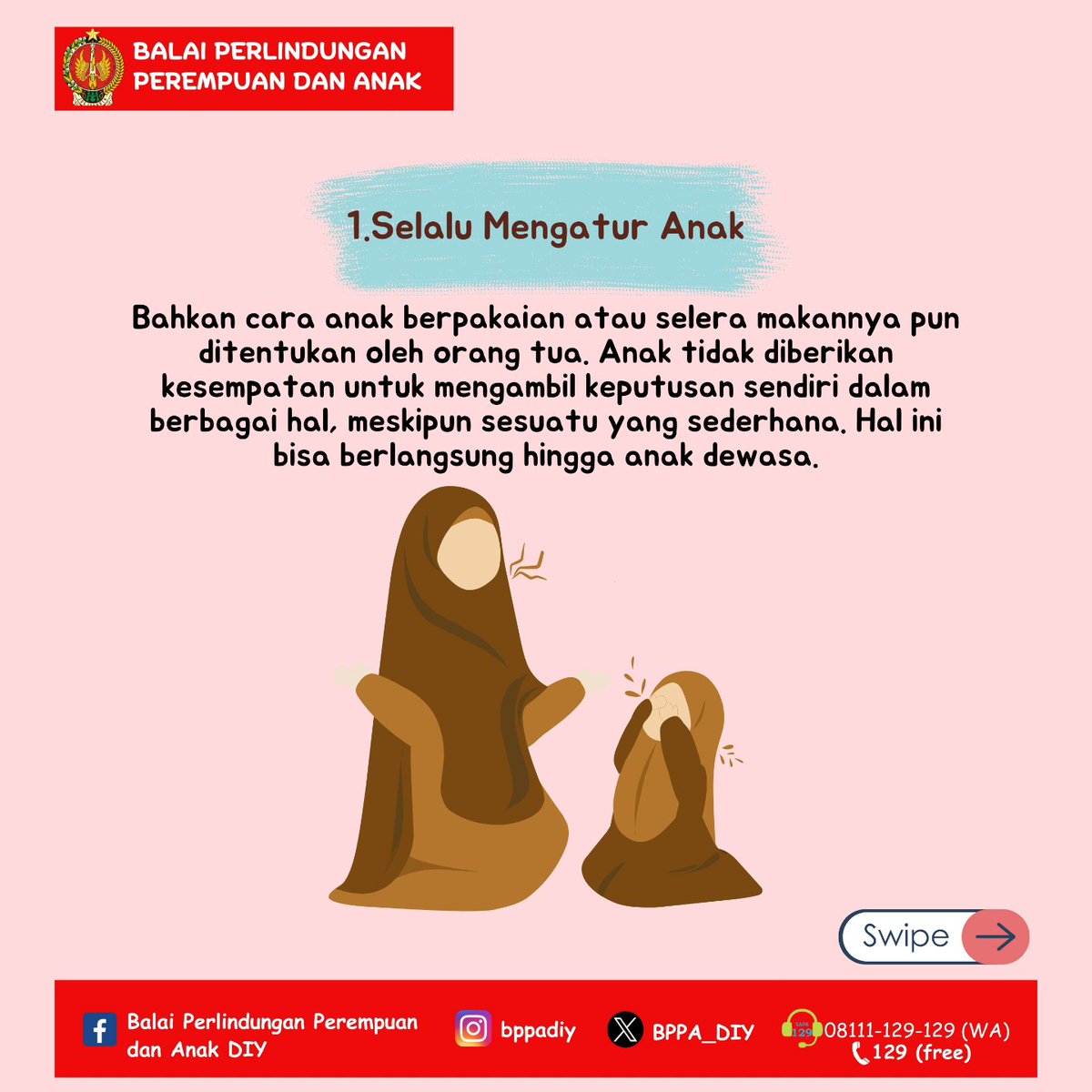 BPPA_DIY's tweet photo. Toxic parenting terkadang dilakukan tanpa sadar dengan alasan orang tua yang paling mengerti apa hal terbaik untuk anak. Kenyataannya, anak bisa menjadi tertekan, takut, bahkan trauma dalam menjalani kehidupannya.
#parentingtips #balaippadiy #dp3ap2diy https://t.co/edZPcu1NsC
