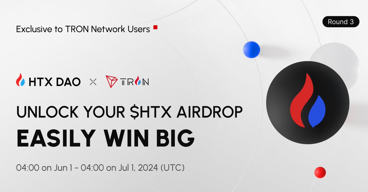 HTX_Global's tweet photo. . @HTX_DAO 🤝 #TRON @trondao

Mega $HTX Airdrops for TRON Network Users Live

Details: https://t.co/fECQbaXQpJ https://t.co/IsfPl6aAny