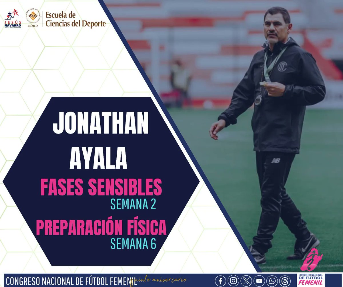 CoNaFutFem's tweet photo. 𝗗𝗶𝗽𝗹𝗼𝗺𝗮𝗱𝗼 𝗱𝗲 𝗲𝘀𝗽𝗲𝗰𝗶𝗮𝗹𝗶𝘇𝗮𝗰𝗶ó𝗻 𝗲𝗻 𝗳ú𝘁𝗯𝗼𝗹 𝗳𝗲𝗺𝗲𝗻𝗶𝗹

🗓️ SEMANA 2

📚 𝗙𝗔𝗦𝗘𝗦 𝗦𝗘𝗡𝗦𝗜𝗕𝗟𝗘𝗦

🗣️ 𝗝𝗼𝗻𝗮𝘁𝗵𝗮𝗻 𝗔𝘆𝗮𝗹𝗮

✅ 📱 Contáctanos vía WhatsApp para tu inscripción ⬇️ 

https://t.co/hoobLSyQ9B

#FutbolFemenil https://t.co/yiYUFbasLJ
