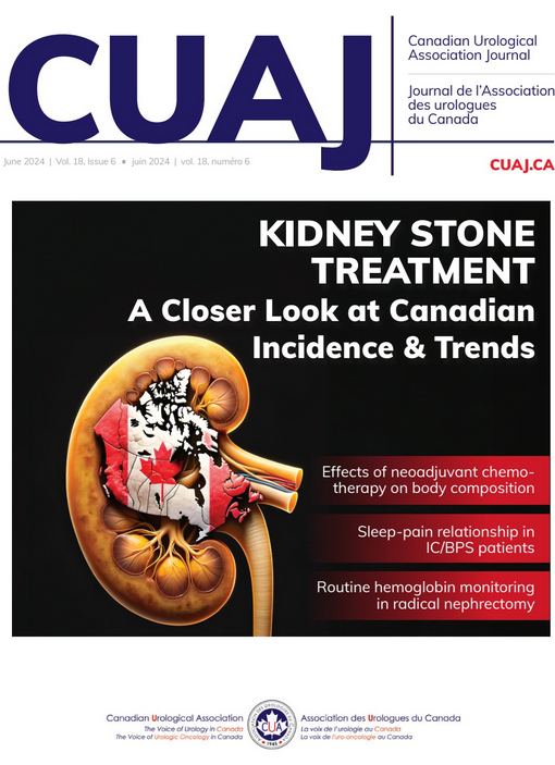 CuaJournal's tweet photo. #CUAJ The June issue of CUAJ is now available!
To read click here: https://t.co/nRQuRrO1en
#Kidneystones https://t.co/0pe308pC3L