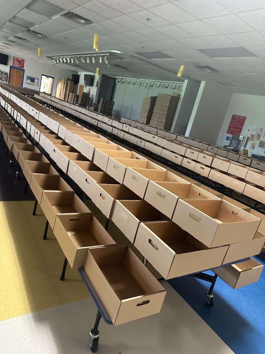 rsessesfrc's tweet photo. The Russell Co. Nutrition Service has boxed up meals and are ready for tomorrow. 7 day meal kits can be picked up at JES, RSES, SES, Russell Springs City Park or the Russell Co. public Library. Meal pick up begins at 10:30 to 12:00. Hot meals served at RCHS. Breakfast and Lunch. https://t.co/uIUKphZrXm